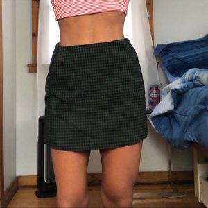 Urban outfitters plaid skirt